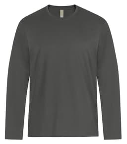 ATC 24EVER™ RING SPUN COTTON LONG SLEEVE TEE in Charcoal