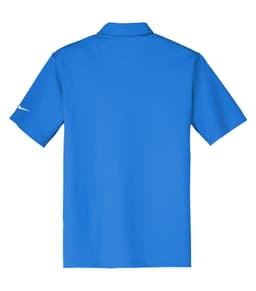 NIKE Dri-FIT VERTICAL MESH POLO in Brisk Blue