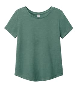 ALLMADE&reg; WOMEN'S RELAXED TRI-BLEND SCOOP NECK TEE in Deep Sea Green