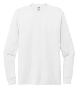 ALLMADE&reg; UNISEX TRI-BLEND LONG SLEEVE TEE in Bright White