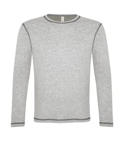 DISCONTINUED ATC™ EUROSPUN® RING SPUN CONTRAST STITCH LONG SLEEVE TEE view 1