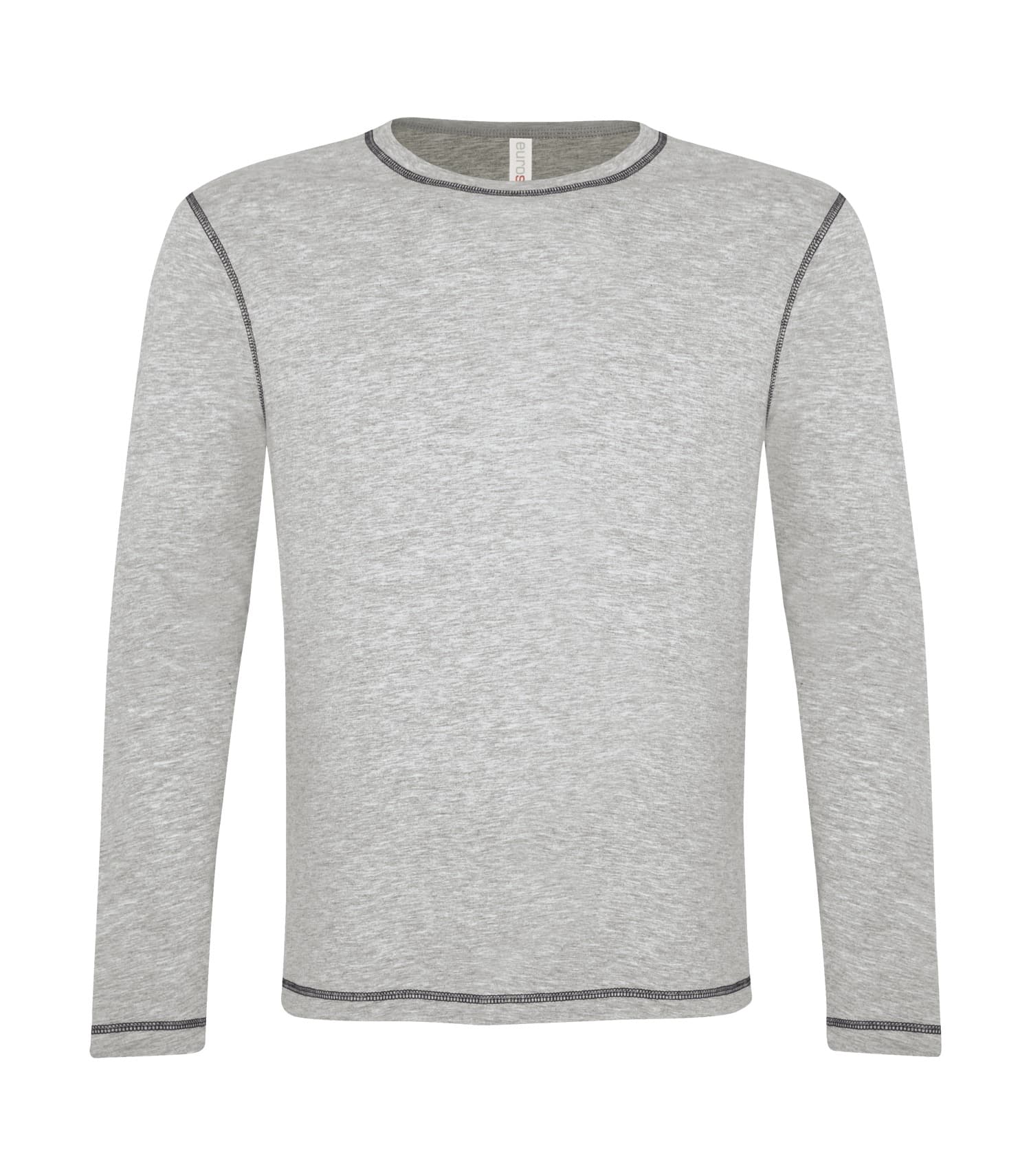 DISCONTINUED ATC™ EUROSPUN® RING SPUN CONTRAST STITCH LONG SLEEVE TEE