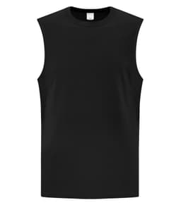 ATC™ EVERYDAY COTTON SLEEVELESS TEE in Black