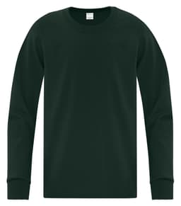 ATC™ EVERYDAY COTTON LONG SLEEVE YOUTH TEE in Dark Green