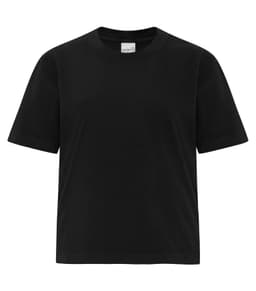 ATC AUTHENTIC COLOURS™ GARMENT-DYED HEAVYWEIGHT LADIES’ BOXY TEE in Black