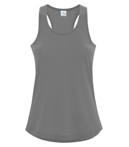 DISCONTINUED ATC™ PRO SPUN&reg; RACERBACK LADIES' TANK in Coal Grey