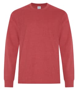 ATC™ EARTH WASH® CVC LONG SLEEVE TEE in Earth Red