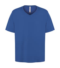 ATC™ EUROSPUN® RING SPUN V-NECK TEE in True Royal