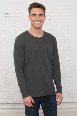 ATC™ ESACTIVE® VINTAGE THERMAL LONG SLEEVE HENLEY view 4
