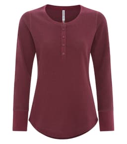 ATC™ ESACTIVE® VINTAGE THERMAL LONG SLEEVE LADIES' HENLEY view 1