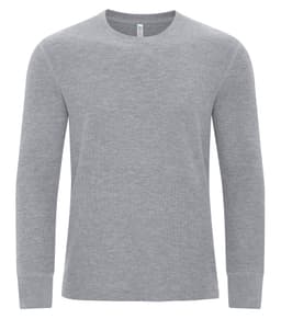 DISCONTINUED ATC™ ESACTIVE® VINTAGE THERMAL LONG SLEEVE TEE in Grey Heather*