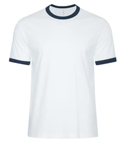 ATC™ EUROSPUN® RINGER TEE in White/True Navy