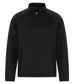 ATC ESSENTIAL®  PERFORMANCE 1/4 ZIP in Black