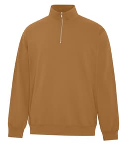 ATC™ EVERYDAY FLEECE 1/4 ZIP SWEATSHIRT in Caramel