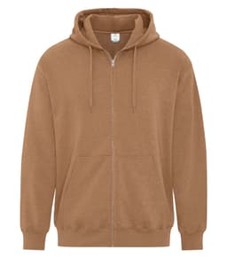 ATC™ EARTH WASH® TOURBILLON FLEECE FULL ZIP HOODIE in Earth Caramel