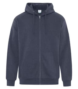 ATC™ EARTH WASH® TOURBILLON FLEECE FULL ZIP HOODIE in Earth Navy