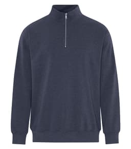 ATC™ EARTH WASH® TOURBILLON FLEECE 1/4 ZIP SWEATSHIRT in Earth Navy