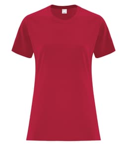 ATC™ EVERYDAY SIDE SEAM LADIES' TEE in Red