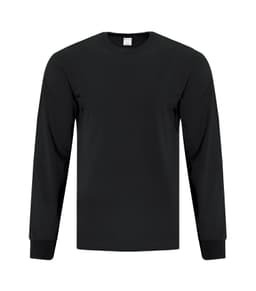ATC™ EVERYDAY SIDE SEAM LONG SLEEVE TEE in Black