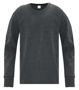ATC™ EVERYDAY SIDE SEAM LONG SLEEVE YOUTH TEE in Dark Grey Heather**