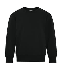 ATC™ EVERYDAY FLEECE CREWNECK YOUTH SWEATSHIRT in Black