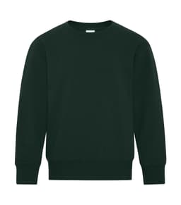 ATC™ EVERYDAY FLEECE CREWNECK YOUTH SWEATSHIRT in Dark Green