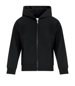 ATC™ EVERYDAY FLEECE FULL ZIP YOUTH HOODIE in Black