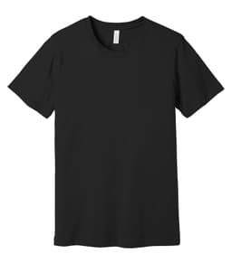 BELLA+CANVAS® UNISEX JERSEY SHORT SLEEVE TEE in Black