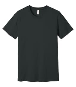 BELLA+CANVAS® UNISEX JERSEY SHORT SLEEVE TEE in Dark Grey