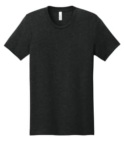 BELLA+CANVAS® UNISEX HEATHER CVC SHORT SLEEVE TEE in Black Heather*