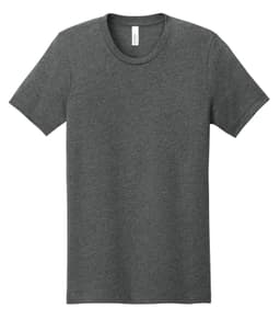 BELLA+CANVAS® UNISEX HEATHER CVC SHORT SLEEVE TEE in Deep Heather