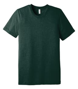 BELLA+CANVAS® UNISEX TRIBLEND SHORT SLEEVE TEE in Emerald Triblend