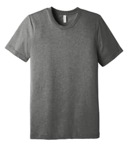 BELLA+CANVAS® UNISEX TRIBLEND SHORT SLEEVE TEE in Grey Triblend