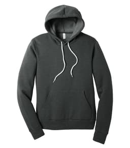 BELLA+CANVAS® UNISEX SPONGE FLEECE PULLOVER HOODIE in Dark Grey Heather