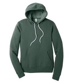 BELLA+CANVAS® UNISEX SPONGE FLEECE PULLOVER HOODIE in Heather Forest