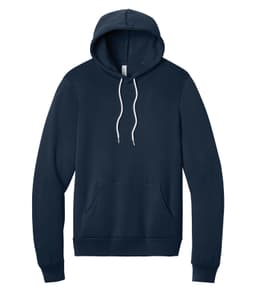 BELLA+CANVAS® UNISEX SPONGE FLEECE PULLOVER HOODIE in Navy