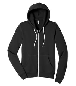 BELLA+CANVAS® UNISEX SPONGE FLEECE FULL-ZIP HOODIE view 1
