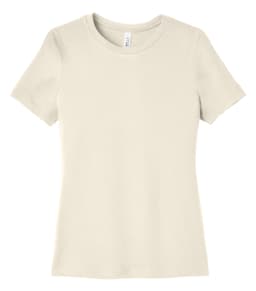 BELLA+CANVAS® WOMEN'S RELAXED JERSEY SHORT SLEEVE TEE in Natural