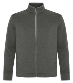 DISCONTINUED CALLAWAY WAFFLE FLEECE FULL ZIP JACKET in Castlerock Heather