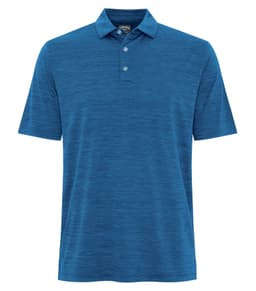 CALLAWAY BROKEN STRIPE TEXTURE POLO in Blueberry Pancake