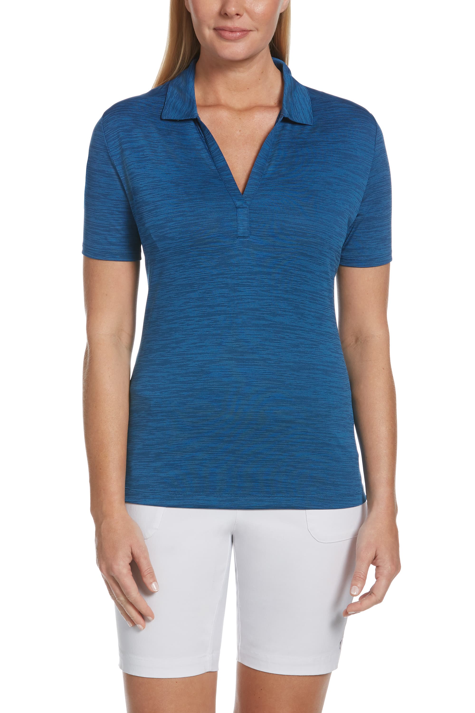 Broken Stripe Texture Lds'Polo