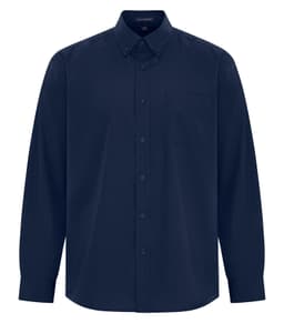 COAL HARBOUR&reg; EVERYDAY EASY CARE LONG SLEEVE WOVEN SHIRT in True Navy