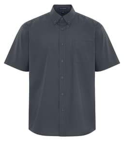 COAL HARBOUR&reg; EVERYDAY EASY CARE SHORT SLEEVE WOVEN SHIRT in Iron Grey