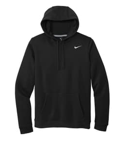 DISCONTINUED NIKE CLUB FLEECE PULLOVER HOODIE in Black