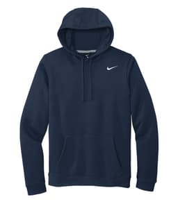 DISCONTINUED NIKE CLUB FLEECE PULLOVER HOODIE in Navy