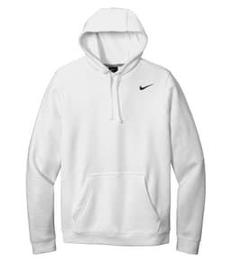 DISCONTINUED NIKE CLUB FLEECE PULLOVER HOODIE in White