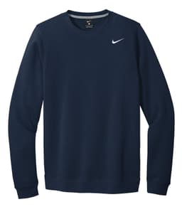DISCONTINUED NIKE CLUB FLEECE CREW in Navy