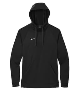 DISCONTINUED NIKE Therma-FIT FLEECE PULLOVER HOODIE in Team Black