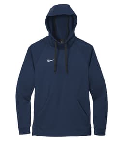 DISCONTINUED NIKE Therma-FIT FLEECE PULLOVER HOODIE in Team Navy