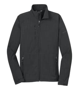 DISCONTINUED EDDIE BAUER® SHADED CROSSHATCH SOFT SHELL JACKET in Grey
